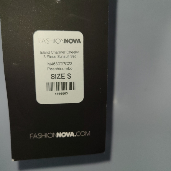 2/$40 NWT 3 piece Fashion Nova bikini coverup set sun suit snake island charmer - Picture 5 of 12